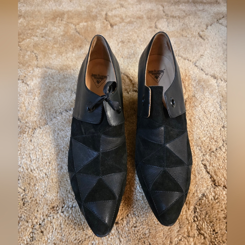 John Fluevog Angular Seude Shoes